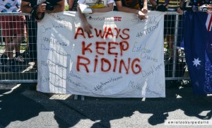 always keep riding tour de france