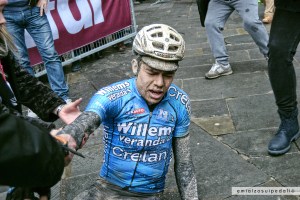 foto wout van aert arrivo strade bianche 2018